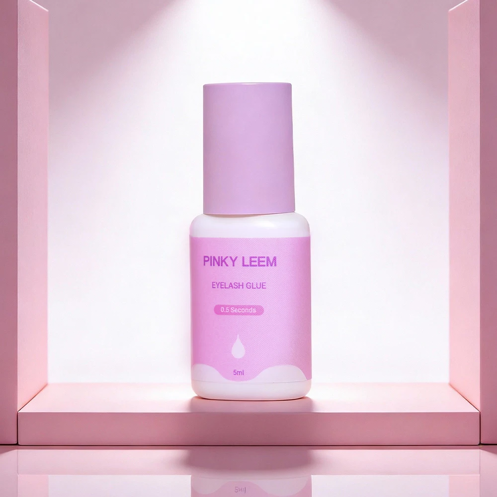 Pinky Leem 0.5-second quick-drying black mascara extension glue is suitable for use in eyelash salons for mascara application.