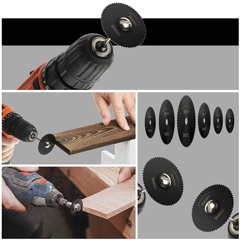 124Pcs Of Cutting Wheel Set, Disc Drill Blade Shaft Set, Diamond Rotary Saw Blade Set, Cutting Disc, 545 Cutting Wheels