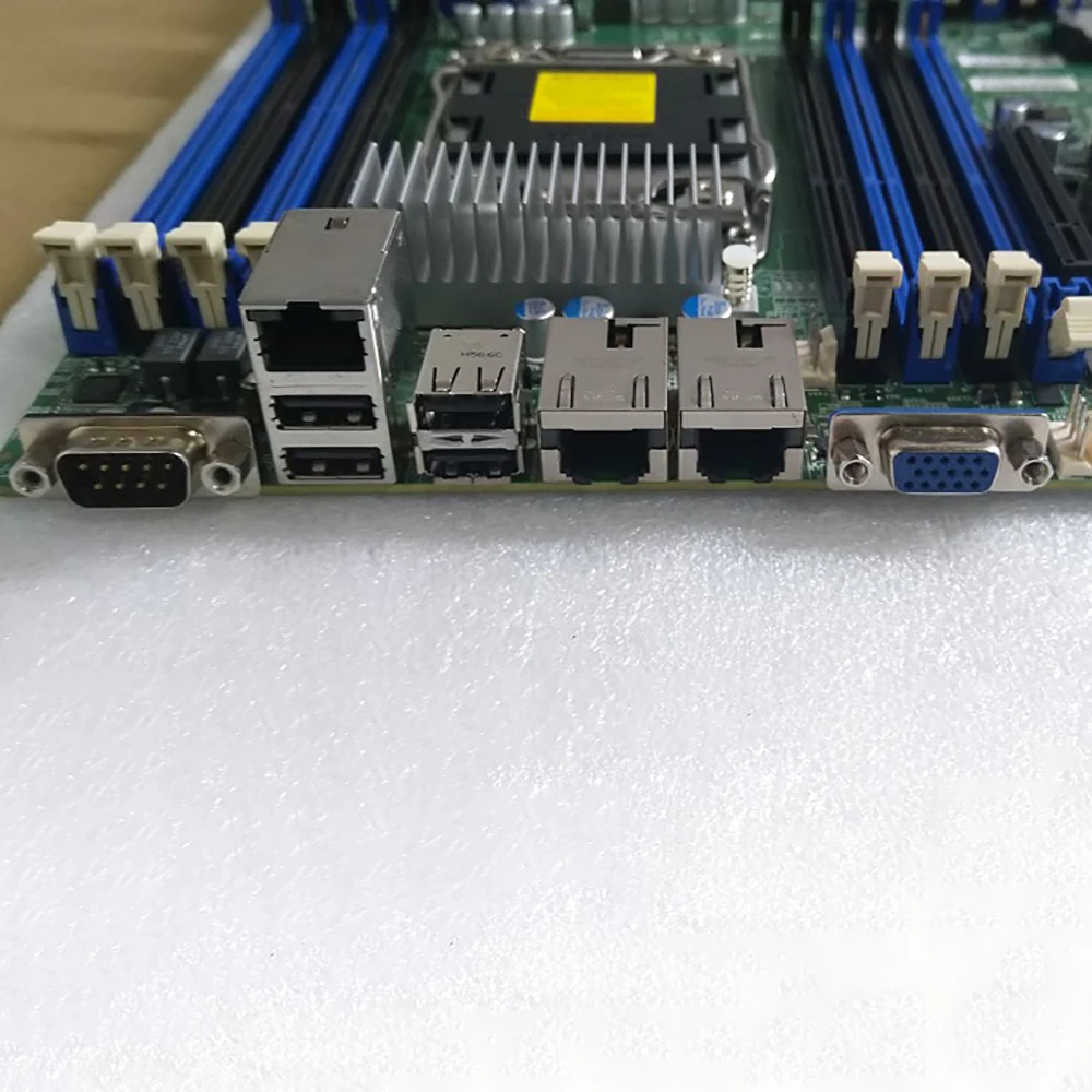 Placa-mãe para Servidor Supermicro, Xeon E5-2600, V1, V2, LGA2011, ECC, DDR3, X9DRH-iF