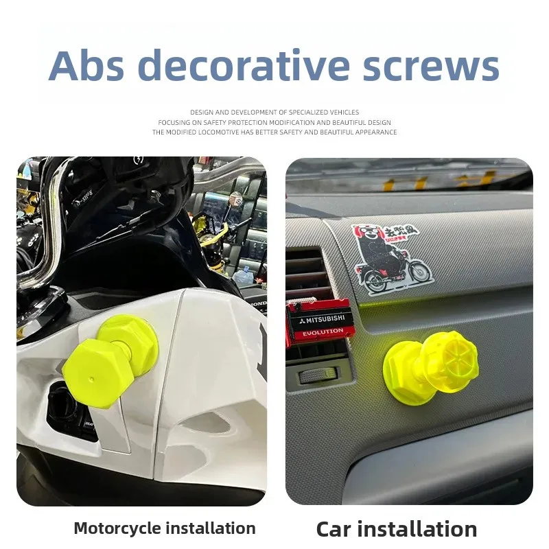 

4 Pcs/set ABS Motorcycle Decorative Hook Creative Screw Shell Adhesive Hooks Cute Hooks for VESPA PCX160 UHR BMW KTM kawasaki