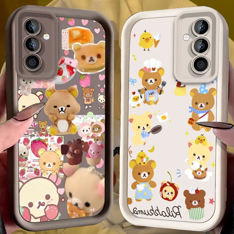 Chef Cooking R-Rilakkuma Case for Samsung Galaxy S26 S25 Edge S24 Plus S23 S22 Ultra S21 S20 FE A57 A56 A55 A54 5G A53 A52 Cover