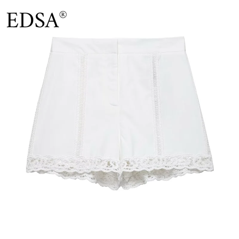 Descubre por qué las pantalones cortos de encaje EDSA son la elección perfecta para el verano