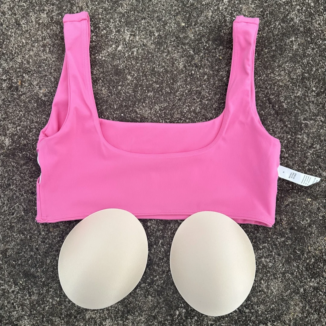 Jednobarevný čtvercový límec Dámské duté záda ramenní popruhy Fitness sportovní podprsenka Top Komplexní trénink Cvičení Jóga Spodní prádlo - náhled 6