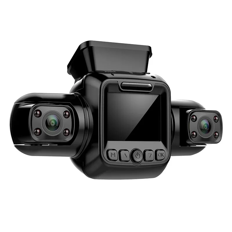 360 degrees Camera Car Dashcam with 4 Channel, Full HD 1080P Dash Cam Front and Rear Video Recorder DVR Night Version