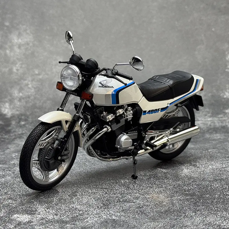 AOSHIMA Diecast 1/12 Scale CBX400F HONDA Motorcycle Model Alloy CBX400F HONDA Locomotive Model Figurine Toy for Boy Original Box