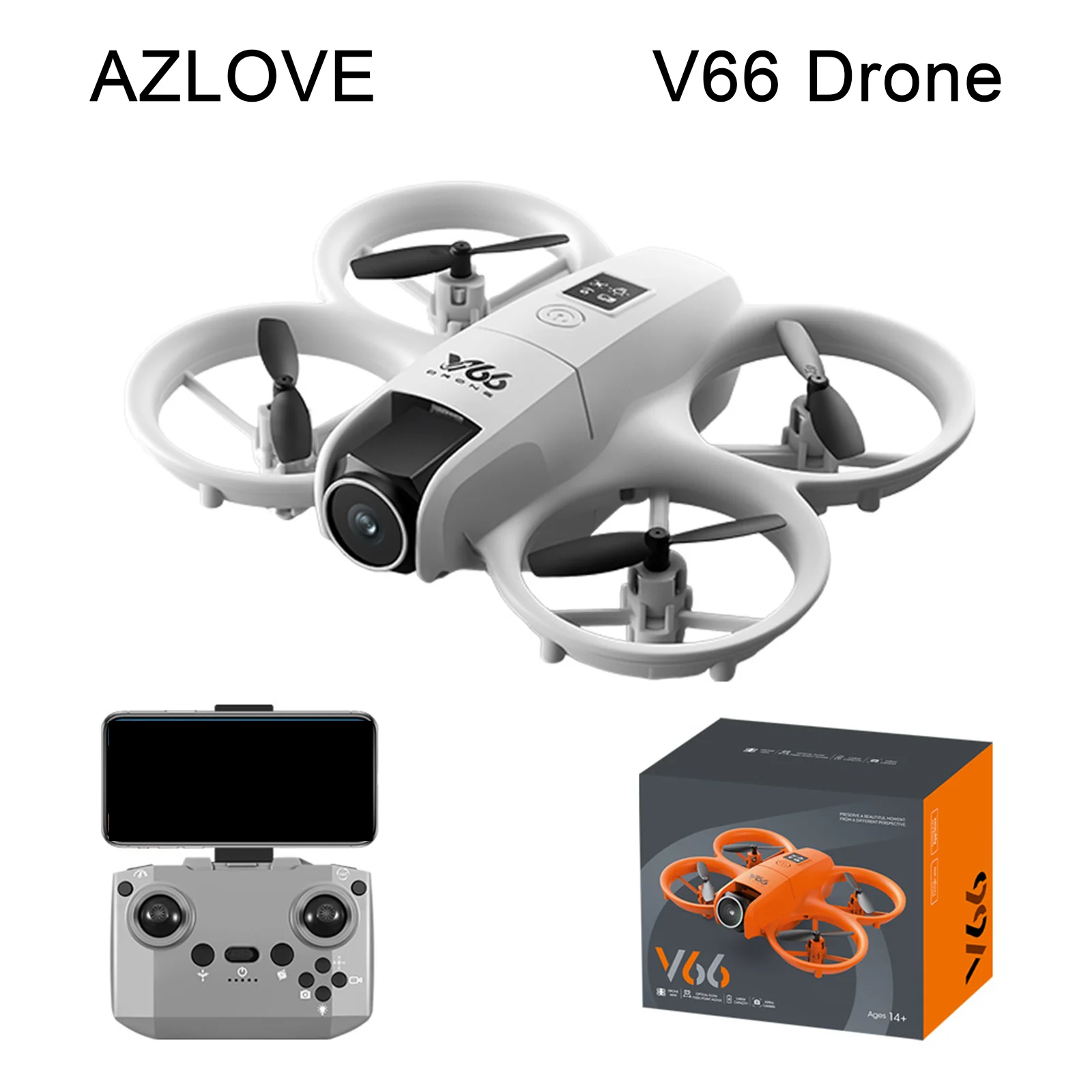 V66 Mini Drone 4K Professional HD Aerial Photography Camera Security UAV Height Keep Helicopter WiFi FPV RC Quadcopter Kid Gifts