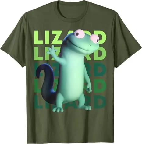 Funny Weirdcore Animal Women Men Lizard Lizard-Lizard Meme T-Shirt Y2k Design Saying Tee Short Sleeve Aesthetic Clothes Novelty