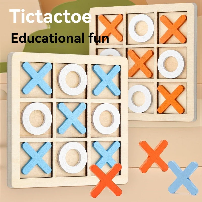 Настольная-игра-tic-tac-toe-из-цельного-дерева-—-идеально-подходит-для-семейных-развлечений-и-развлечений-на-заднем-дворе