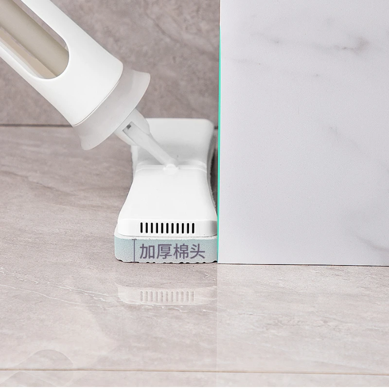 360 Degree Squeeze Mop Self-Wringing Sponge Mop with Replacement Mop Heads Rotating Magic Mop Home Kitchen Floor Cleaning Tools
