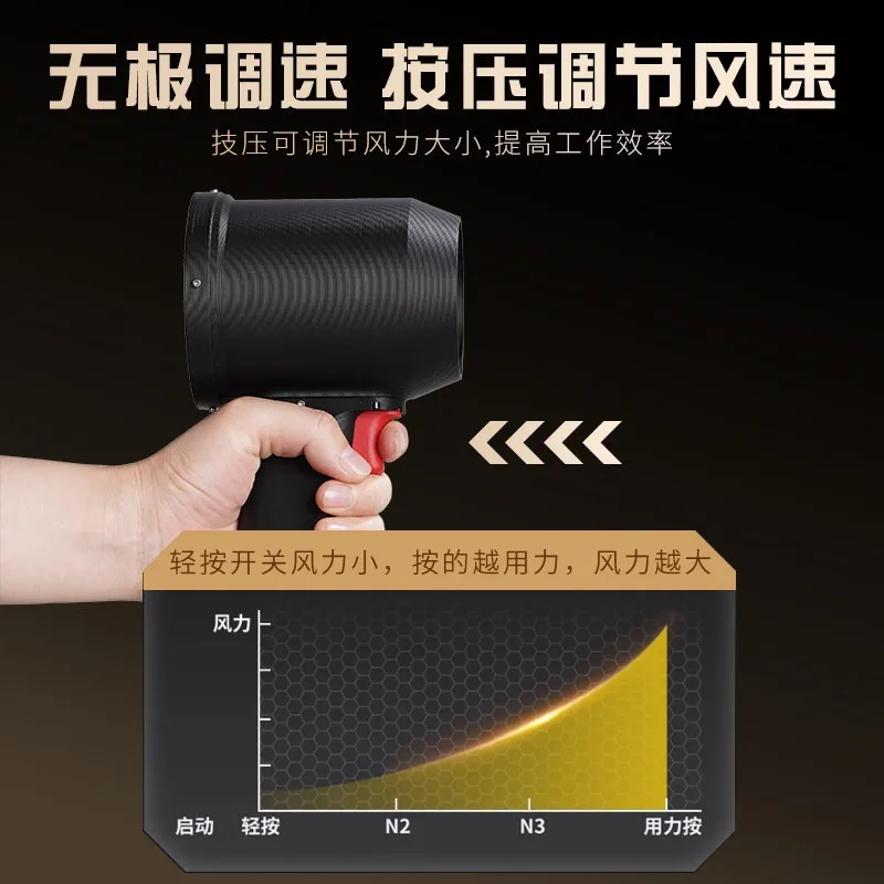 Integrated 70mm Ducted Violent Turbo Blower Brushless Motor 15AH Large Battery Handheld Portable For Car Wash & Leaf Cleaning