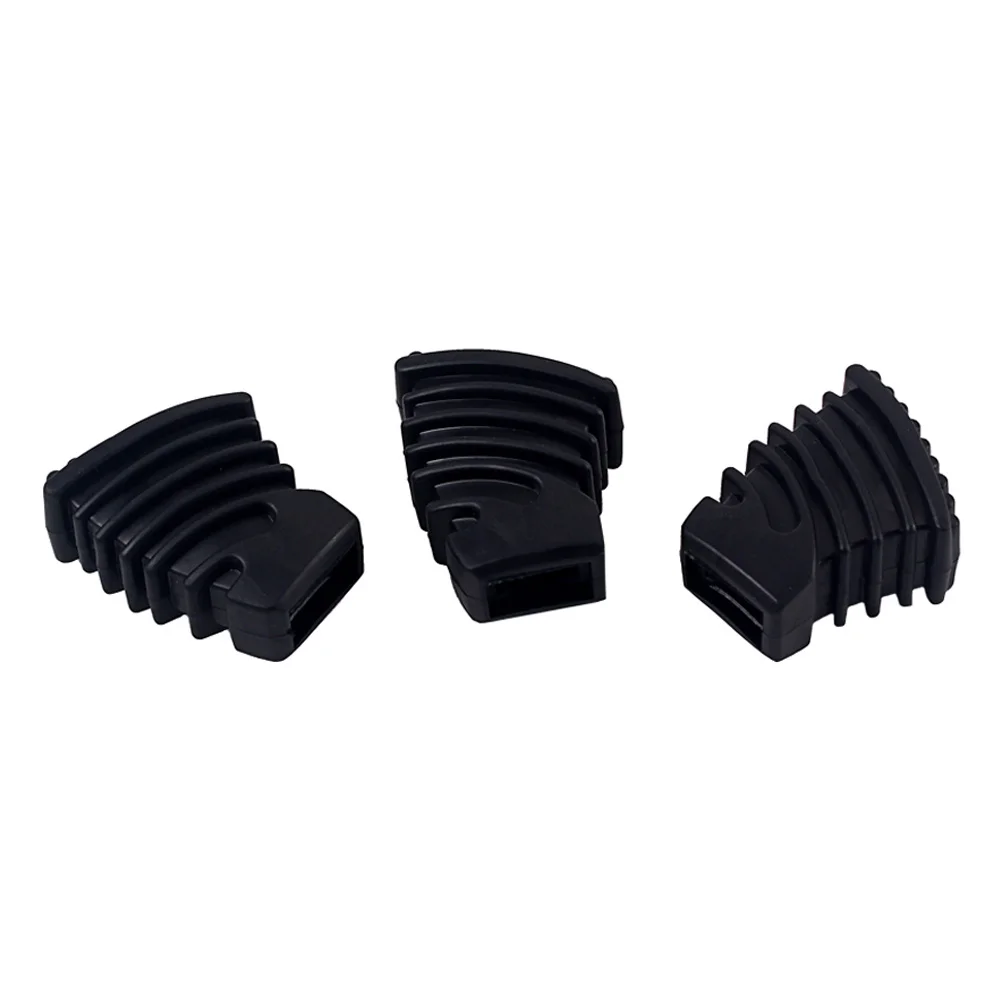 

3Pcs Drum Rubber Feet Black Non-Slip Replacement for Large Lightweight Single Braced Drum Cymbal Stand Percussion Parts
