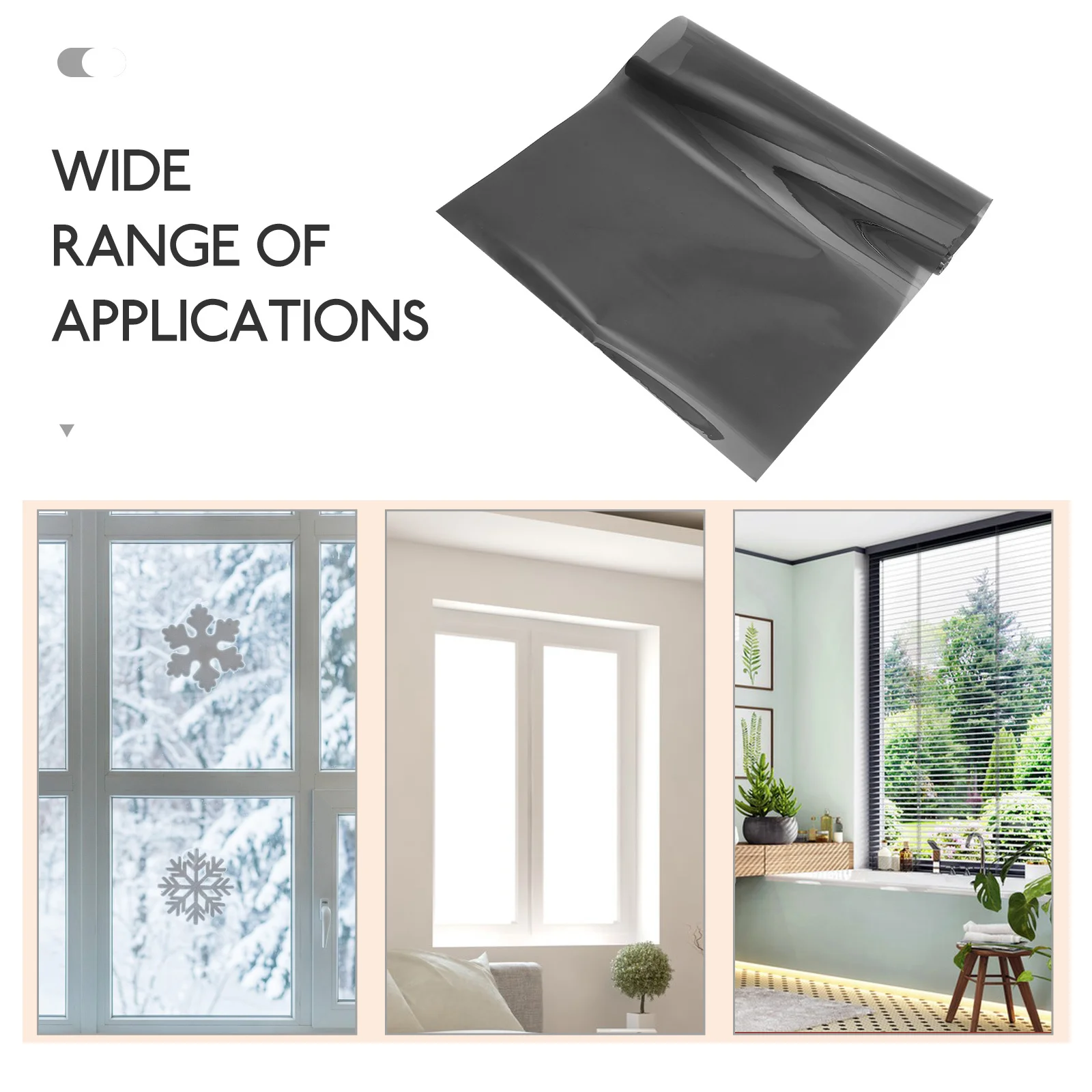 

Sun Blocking Heat Insulation Film Privacy Protection Uv Window Tinting Cling Film For Home Decor Glass Surfaces