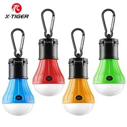 X-TIGER Tent Lamp Mini Lighting Lantern Tent Light LED Bulb Emergency Lamp Waterproof Hanging Hook Flashlight Camping Light