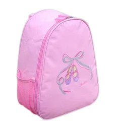 Rose / Pink Ballet Dance Bag Girl Kids Children Book Bag Waterproof School Gymnastics Bag Ballet Backpack Bag