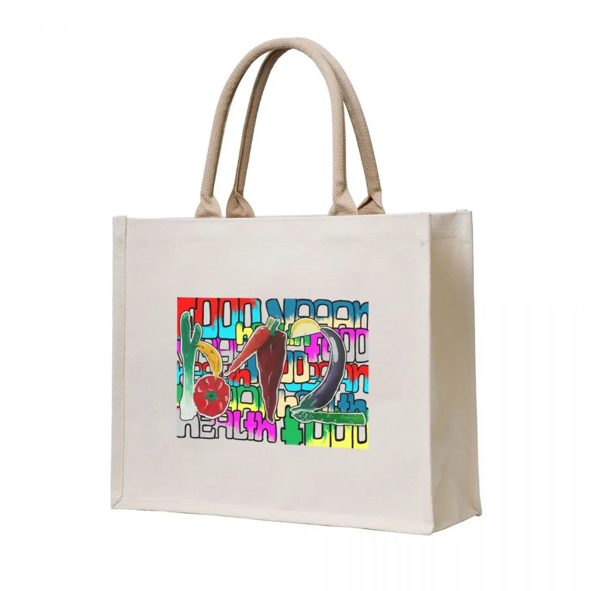 

B12-FRUITS&VEGGIES, jute bag Tote Bag bags woman 2025 Women bags hand bag ladies