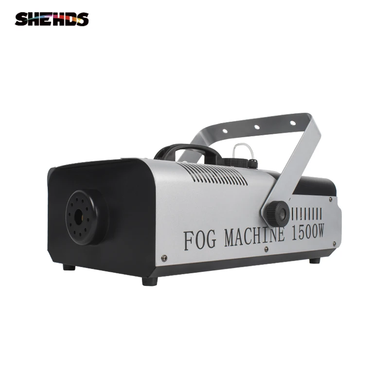SHEHDS Afstandsbediening en draadbediening 1500W Rookmachine Fogger Machine voor DJ Disco Kerst Bruiloft Club Bar Stage
