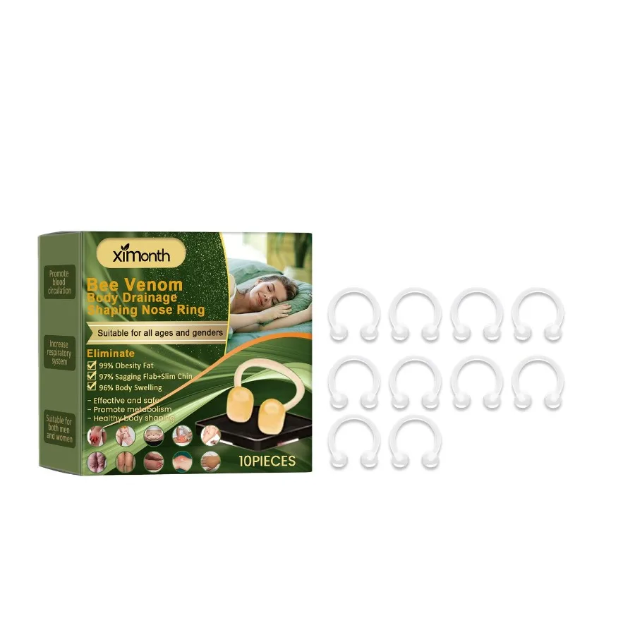 

Ximonth BeePoison Slimming Nose Ring Creates A Firm Contour And Nourishes The Skin