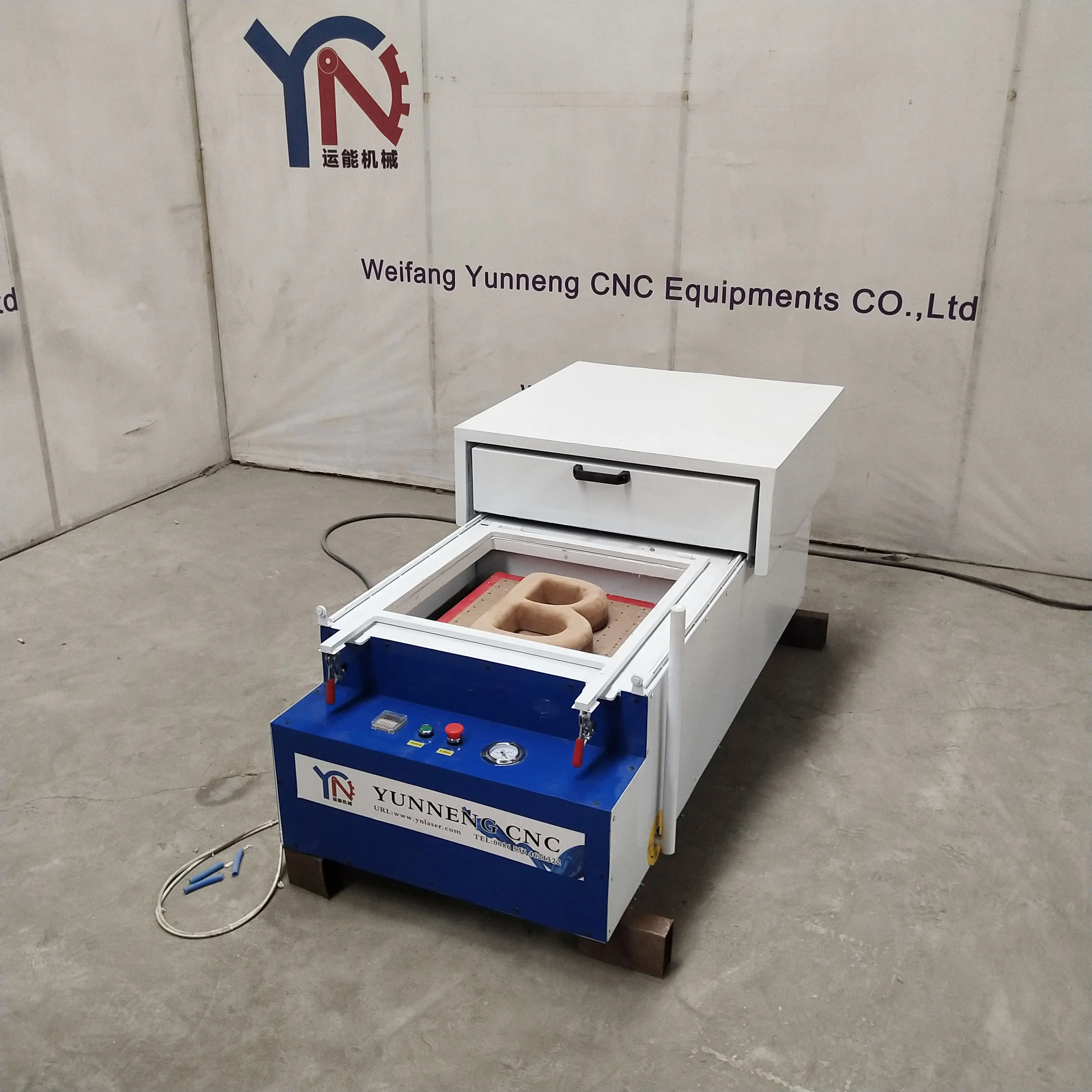 High Quality Semi-Automatic Mini Table Thermal Vacuum Forming Machine for ABS PVC PET PP PE DIY Plastic Forming Gear Included