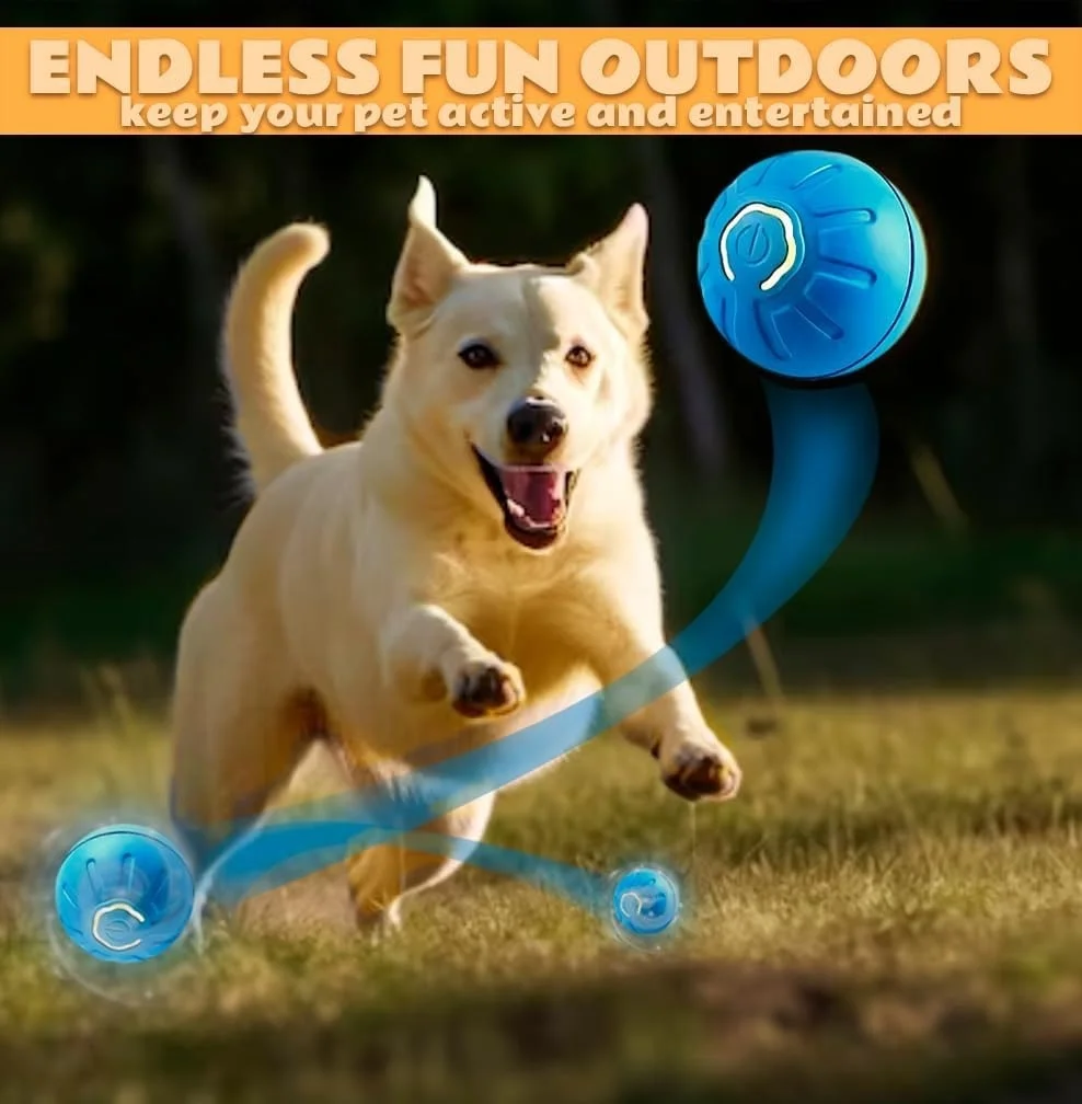 Bouncing Ball for Dogs - Fun Interactive Toy, USB Rechargeable, Durable Design, Water-Resistant for All Play Environments image 6