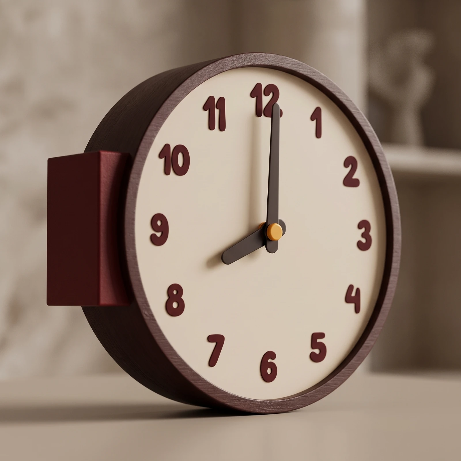 Corner Wall Clock Operated Corner Clock Analog for Living Room, Hallway