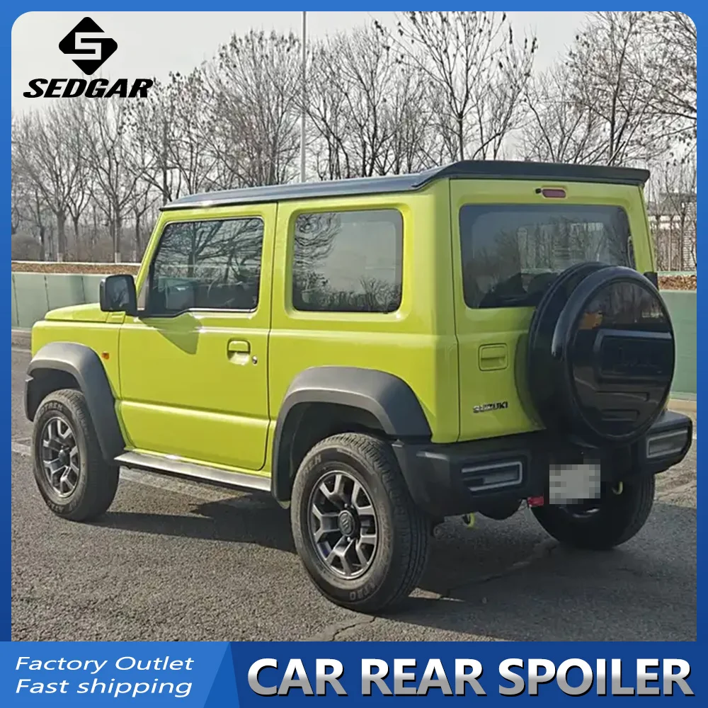 

For 2019--2023 Suzuki Jimny JB64 Sierra JB74W Trunk Spoiler High Quality ABS Plastic Matte Black Spoiler Trunk Boot Wing Spoiler