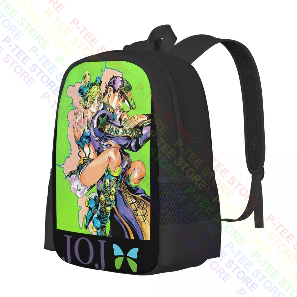 Jolyne Cujoh And Jotaro Kujo Jojo'S Bizarre AdventureBackpack Large Capacity Travel Sports Bag