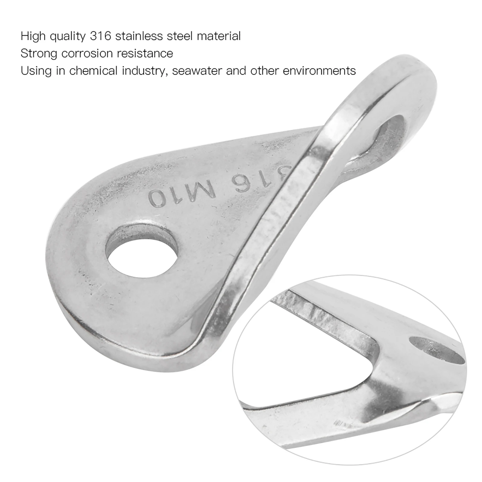 Climbing Hanging Point 316 Stainless Steel Rock Climbing Exploring Hanging Fixed Points Piton Outdoor Mountaineering Equipment