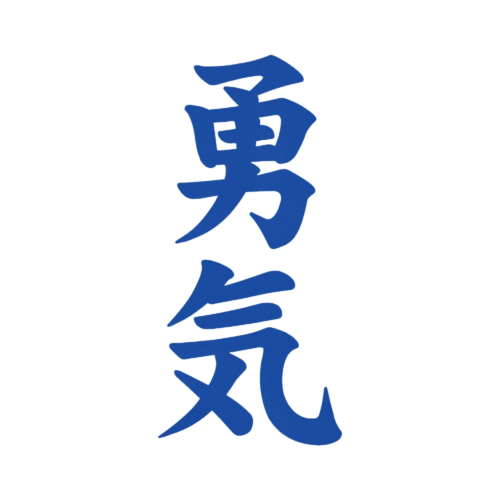

LYKX Courage Yuuki Kanji Japanese Car Sticker Automobiles Motorcycles Exterior Accessories Vinyl Decals for Bmw Audi Ford Honda