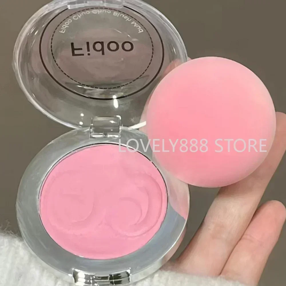 Fidoo Enkele Kleur Blush Modder Palet Matte Natuurlijke Naakt Gezicht Blusher Langdurige Waterdichte Rouge Wang Tint Make-Up Cosmetica