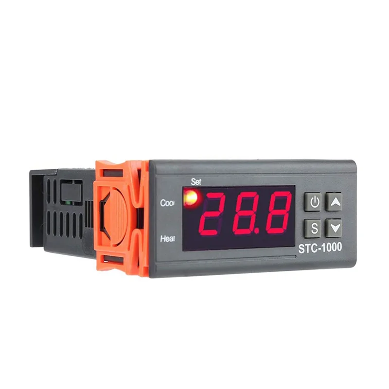 

ABRS-2X STC-1000 110-220V Digital Temperature Controller Thermoregulator Incubator Relay LED 10A Heating Cooling Tool