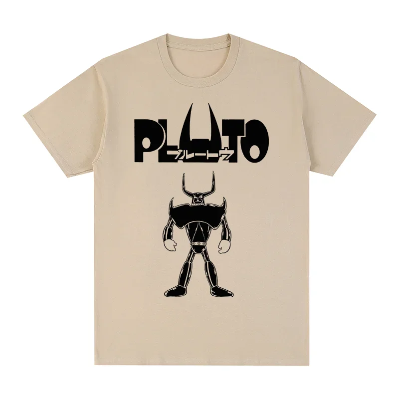 Summer Graphic Cotton Streetwear Naoki Urasawa pluto from astro boy Vintage T-shirt Funny Cotton Men T shirt New Tee mens Tops