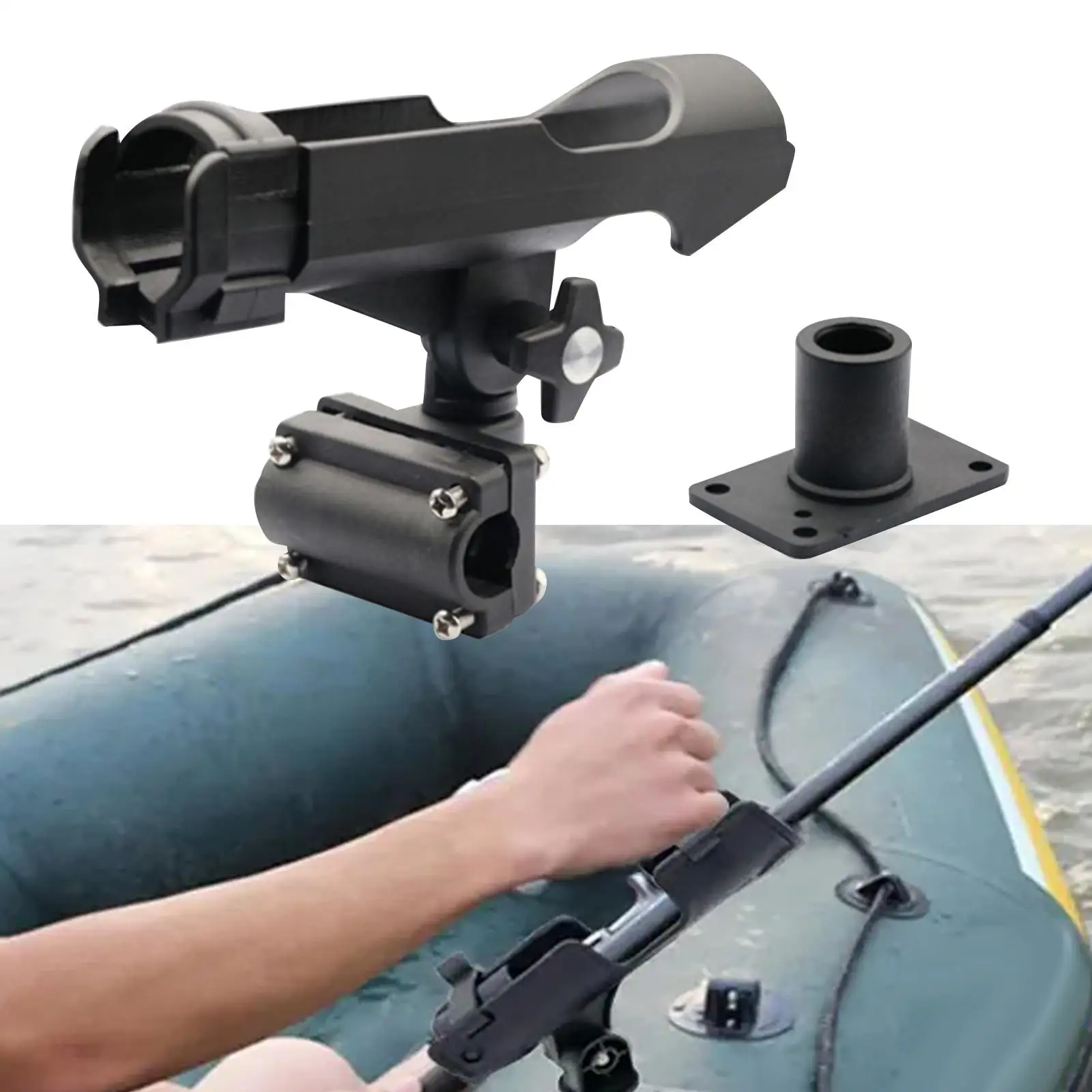 

Надувной Держатель удочки для лодки Регулируемая подставка для лодки яхты Каяка рыбалки