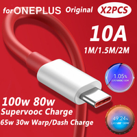 Oneplus 13 12 11 Cable Original 80W Supervooc Warp Charge Usb Type C Cable 100W Fast Charge One Plus 10T Nord CE 4 10 Ace 3 Pro