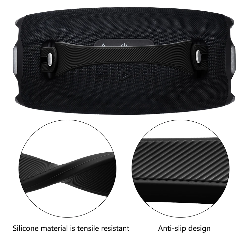 Speaker Handle Strap for JBL Xtreme 2/ Xtreme 3/Xtreme 4 BT Speaker Silicone Handle Protective Case Detachable Speaker Grip Tape