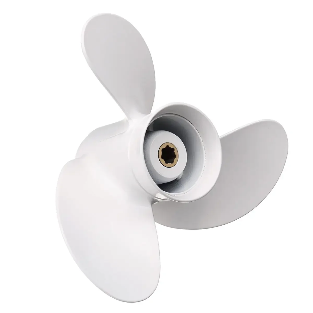 

For Yamaha 6-8HP 6G1-45941-00-EL Aluminum Alloy 8 1/2 x 8 1/2 Boat Outboard Propeller 3 Blade 7 Spline Tooth Marine Propellers