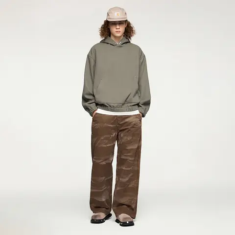 90-tals fodrad blå rutig huvtröja kawaii gotisk harajuku streetwear lös passform bomullströja med dubbelsidig långärmad tröja 10 best sales huvtröja med boxig passform - №10