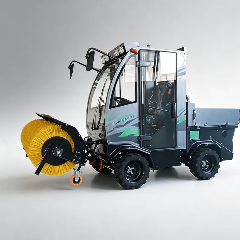 Multi Purpose Snow Cleaner For Construction Site AWD Hydraulic Hopper Lift Warm Cabin Engineering Snow Tires