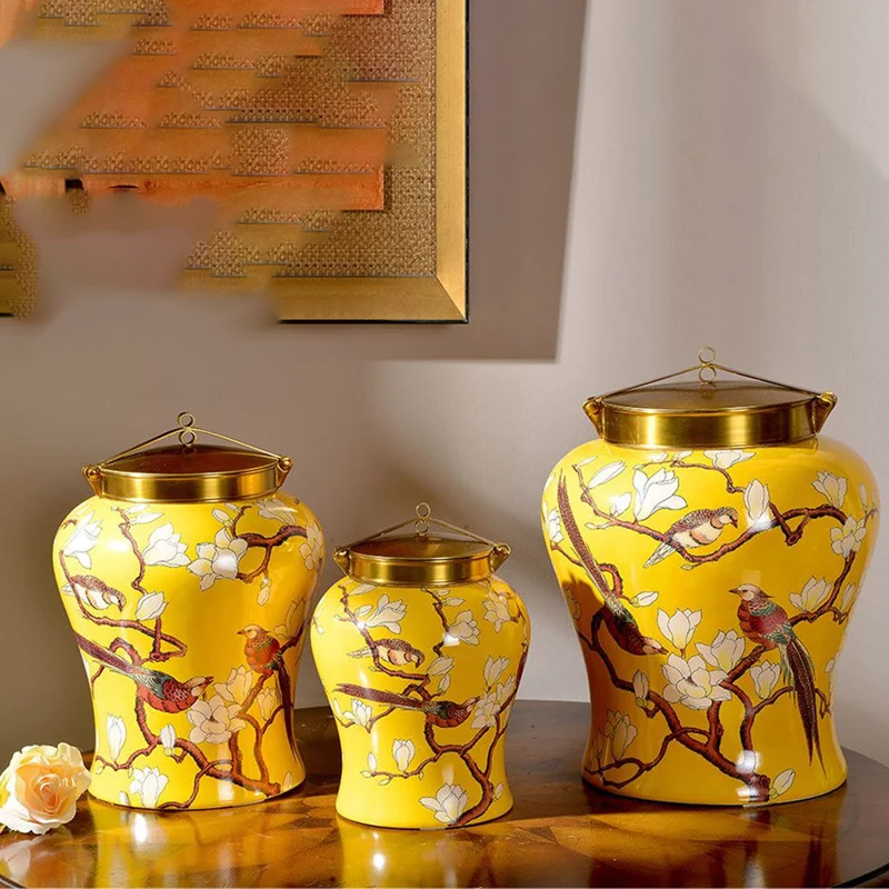 صينية فواكه بمقبض نحاسي على كلا الجانبين، صينية تزيين منزلية باللون الأزرق والأخضر 550*350*105 نحاس