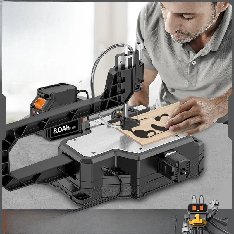 

Desktop curve Small household woodworking dust-free wood board cutter Wire saw Wire saw Multifunctional latte