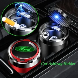 Luminous Funny Car Styling Ashtray Smoke Holder for Ford Mustang Shelby Focus Mk2Mk3 Mondeo Ranger Galaxy Fiesta Explorer Fusion