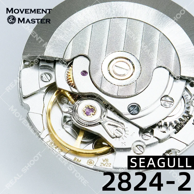 Seagull-reloj mecánico de movimiento para hombre y mujer, nuevo accesorio de pulsera con mecanismo automático de relojería de China modelo 2824,