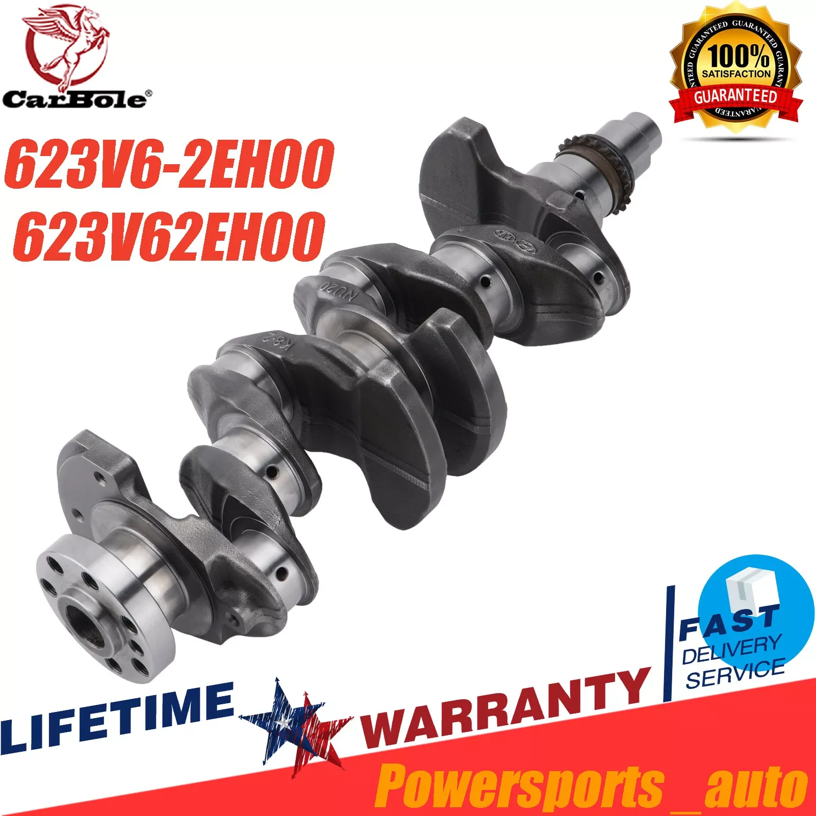 Carbole New 623V6-2EH00 Crankshaft for 2012 2013 2014-2019 Kia Forte Optima Soul 2.0