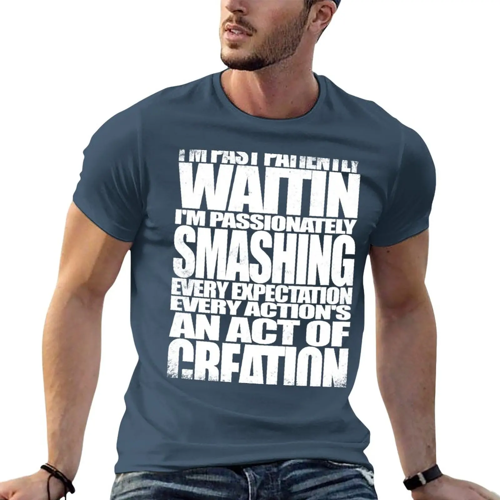 Past Patiently Waitin T-Shirt quick drying shirt oversized t shirts T-shirt short T-shirt men