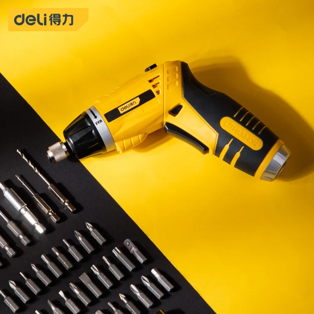 

DELI TOOL DL4 Electric screwdriver for home rechargeable electric driver small lithium electric hand drill screw set screwdriver