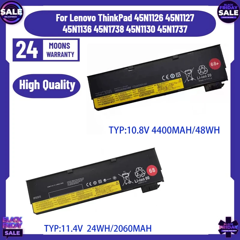 SWZY 45N1126 2060mAh/4400mAh Laptop Battery For Lenovo ThinkPad 45N1126 45N1127 45N1136 45N1738 45N1130 45N1737 Laptop Battery