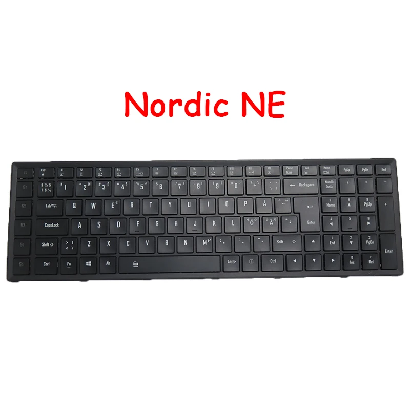 LED PER Key RGB Backlit Keyboard For Gigabyte X5 V6 / X7 V6 SKB1605-NE 2Z703-NEX53-G32S VER:A01 SKB1603-TW