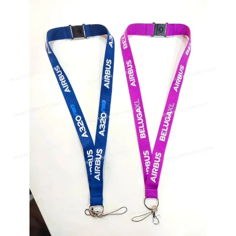 Civil Aviation Themed Lanyard - Wide Version for Airbus 320neo & Beluga/BELUGAXL