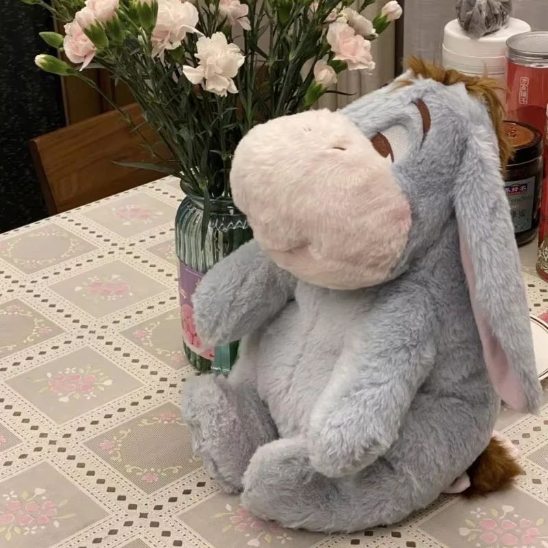 Eeyore 박제 동물 30cm 푹신한 플러시 장난감 추악한 귀여운 인형 침실 장식 성인을위한 베개 포옹 십대