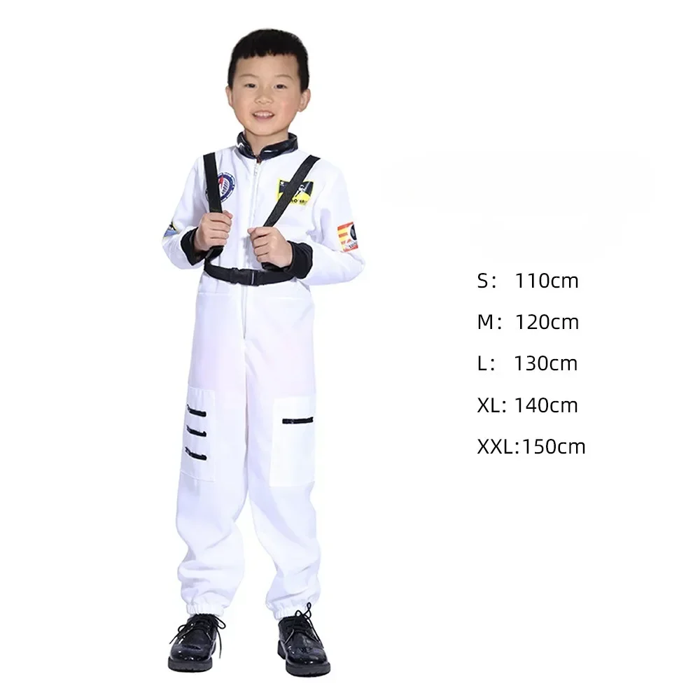 بدلة الفضاء للأطفال أزياء مسرحية كوس بذلة رحلة الفضاء ملابس رائد الفضاء الكبار