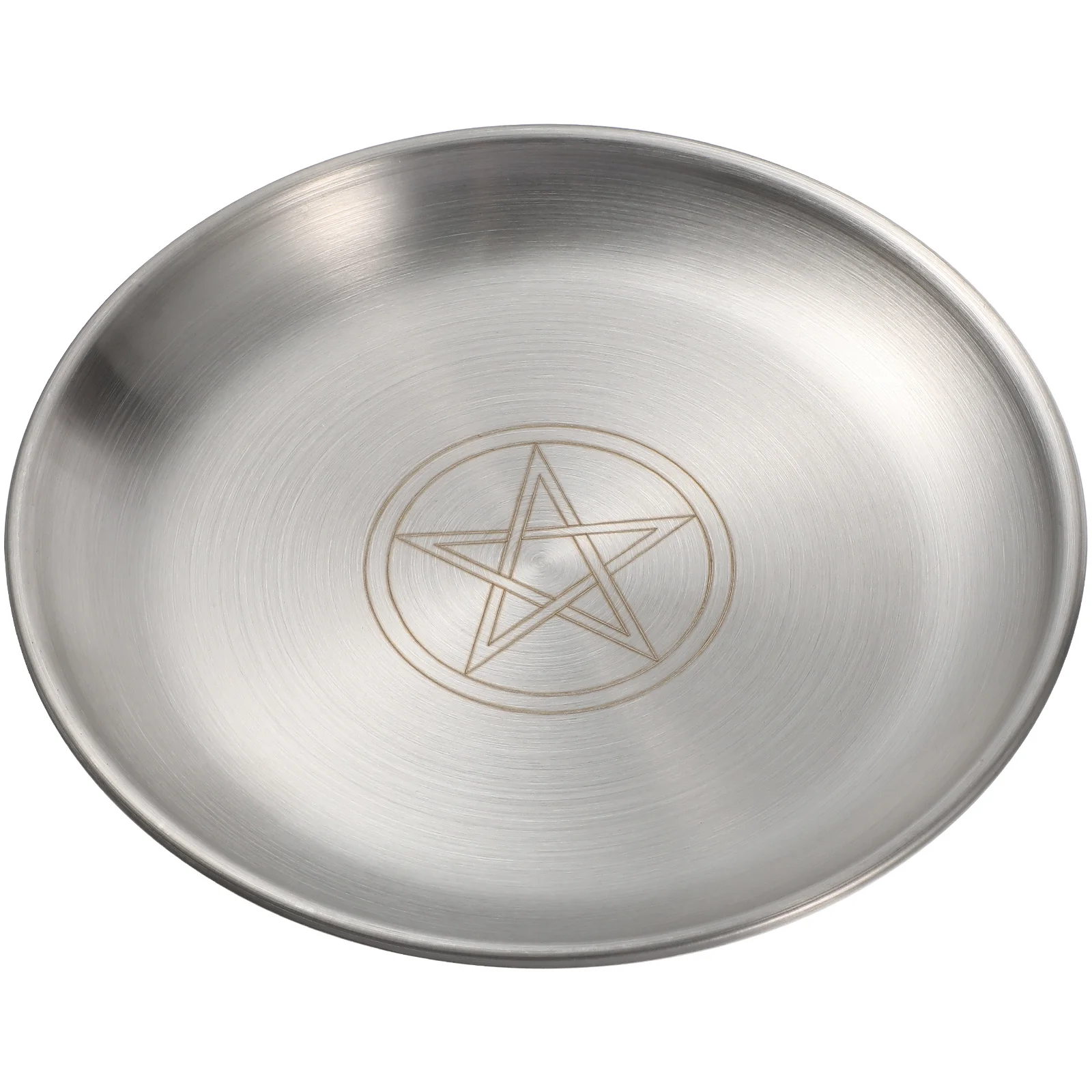 

Decorative Pentacle Plate Shaman Ritual Ornament Plates Dish for Rituals Spiritual